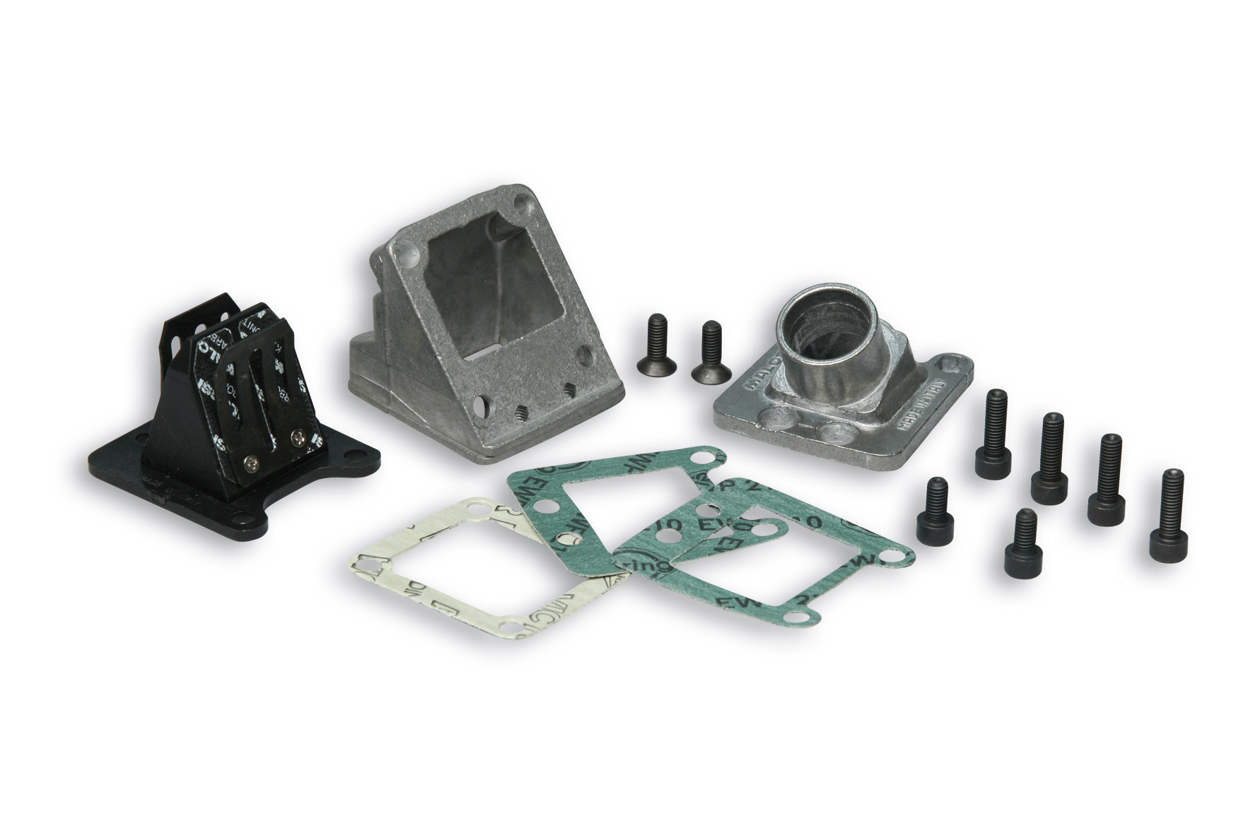 Malossi Manifold and Reed Valve Assembly VL7 PHBG Garelli Basic 50